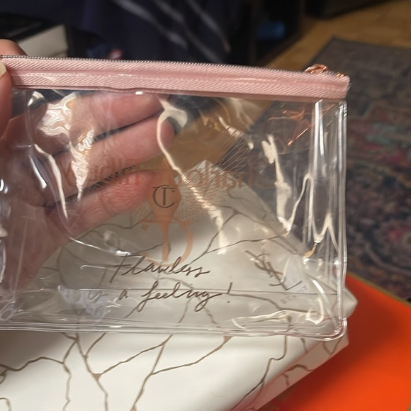 YSL Beauté White and Gold Makeup Bag - Picture 5 of 7